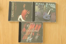 Greg Howe 3 CDs 1988 self-titled, 1995 Parallax, 1999 Ascend