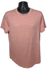 ALL IN MOTION Womens T Shirt SIZE M Short Sleeve salmon Polyester Spandex