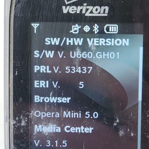 Samsung Convoy 2 SCH-U660 256MB Black (Verizon) Cellular Phone Flip - Afbeelding 3 van 13