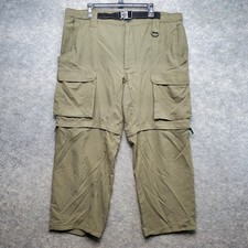 Boy Scouts of America Uniform Pants/Shorts Men's Size XL Green Cargo Convertible