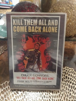 Kill Them All and Come Back Alone DVD (1968) - Rare Spaghetti Western OOP