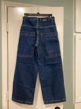 Vintage 90s Solo Semore Jr Denim Jeans 11/12 youth USA Made Baggy BRAND NEW .