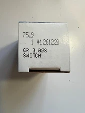 1968-84 NOS GM POWER TRUNK RELEASE or FUEL DOOR SWITCH 1261228 Buick olds chevy