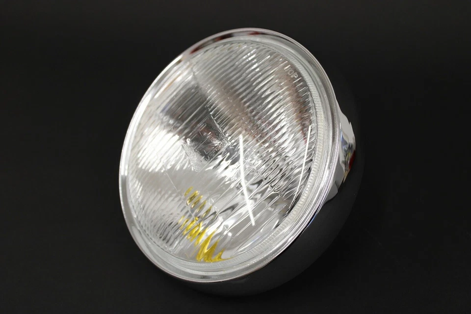 Farol KAWASAKI KH 250 KH vidro cromado aro refector D6-05 - Imagem 3 de 3