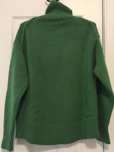 NWT Rag & Bone Lunet Wool Lambswool Knit  Turtleneck Sweater Kelly Green XS - Picture 10 of 11