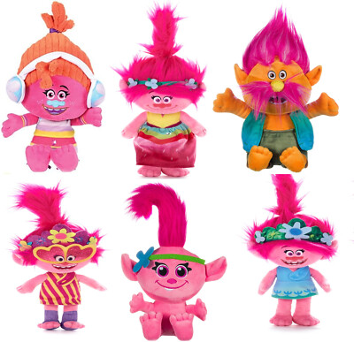Trolls Movie Plush Large Soft Toys Poppy Baby Suki King Peppy Kids