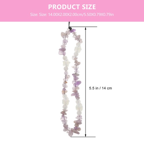 Set of 5 Mobile Phone Cord Crystal Stone Hanging Ropes Cell Lanyard - Zdjęcie 10 z 12