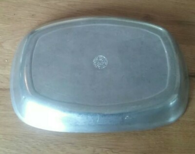 Plat Rectangulaire Wilton Armetale Modèle Reggae 24x17cm - Aluminium Brossé Gris