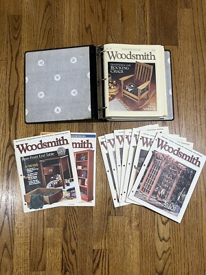Lot of 32 Issues of Woodsmith Magazines (3 Hole Punch)