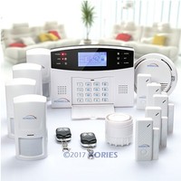 Homsecur Wireless&wired Gsm Home Security Alarm System +pir Sensor +smoke Sensor Homsecur Wireless&wired Gsm Home Security Alarm System +pir Sensor +smoke Sensor