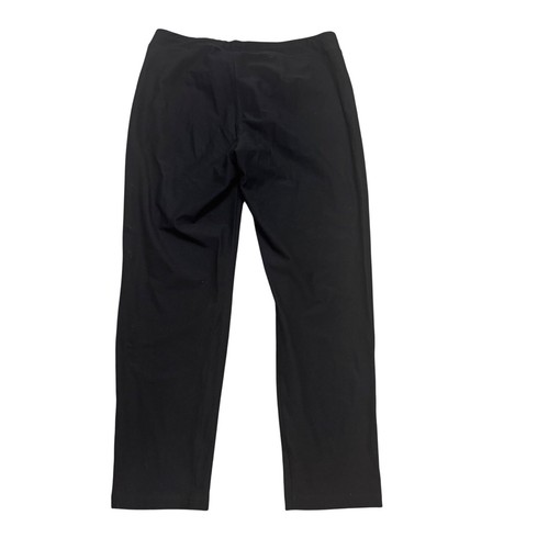 Eileen Fisher Black Knit Pants Stretch Pull On Comfort Casual L - Picture 6 of 6