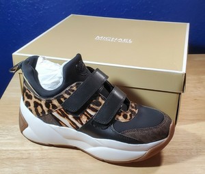 michael kors animal print trainers