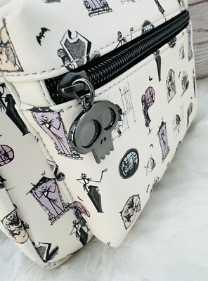 Loungefly Nightmare Before Christmas NBC Pastel White Print 