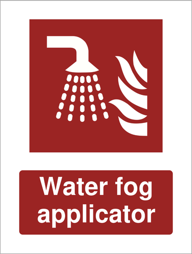 Red Fire Firefighting Safety Warning Metal Sign For Office Work Site 15cm x 20cm - Picture 19 of 20