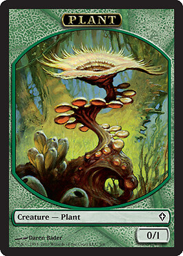 PLANT TOKEN Worldwake MTG Magic the Gathering Cards DJMagic