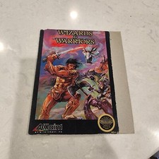 Wizards  Warriors Nintendo, NES Box Only. Box Has Been Cut