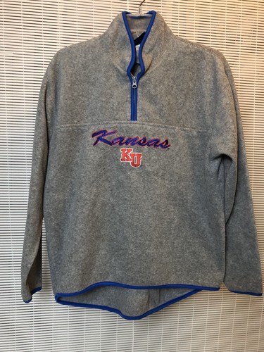 Pull Over 1/4 Zip Size M Gray Fleece | eBay