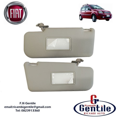 Aletta Parasole Per Fiat Panda 2003-2011 Con Specchio - Lato Destro, Misure 40x16,5x3 Cm