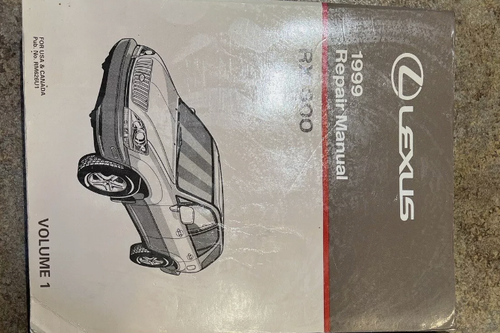 1999 Lexus RX300 RX 300 Service Shop Repair Manual Volume 1 Only - Picture 2 of 2