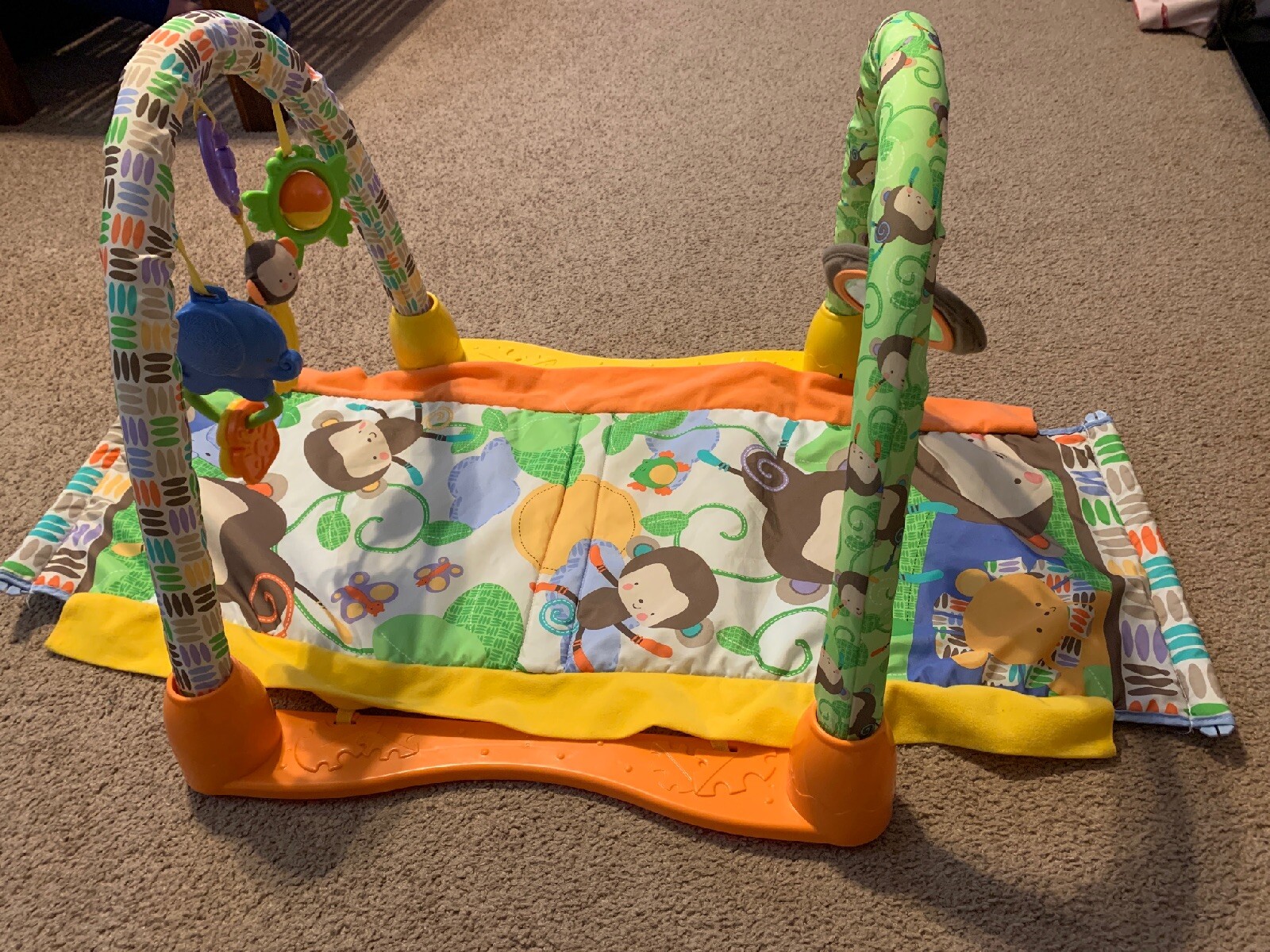 fisher price monkey play mat