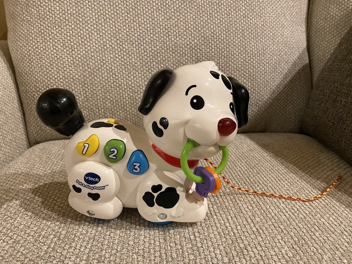 V-Tech Pull Toy Puppy Kids Toddler Toys Pull Along Learning Toy Pretend Dog  Pet