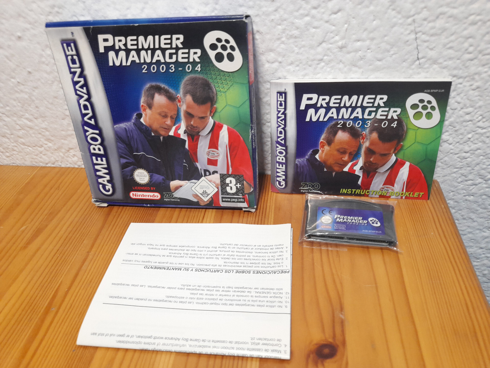 eu Nintendo Game Boy Advance GBA : Foot Premier manager 2003-04 -4-