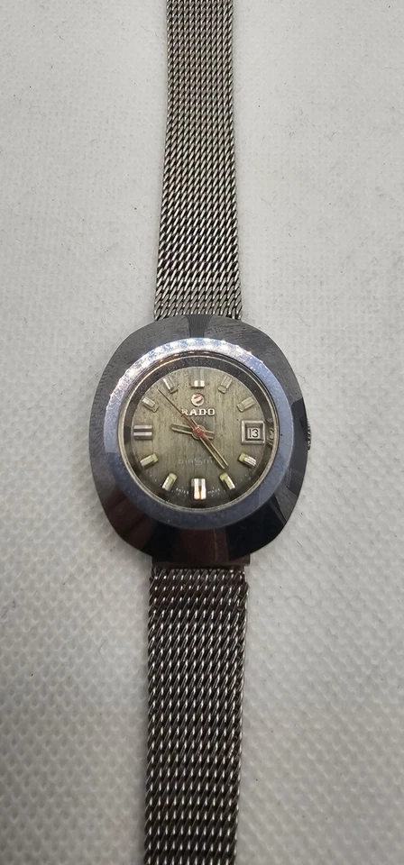 Reloj Pulsera Vintage Rado Diastar 3 Hecho en Suiza Raro Cuarzo Cuarzo  Foto 3 de 4