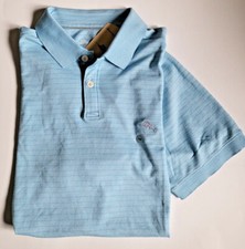 Tommy Bahama mens Polo shirt Signature Logo Size M L Blue Pink SS Polo
