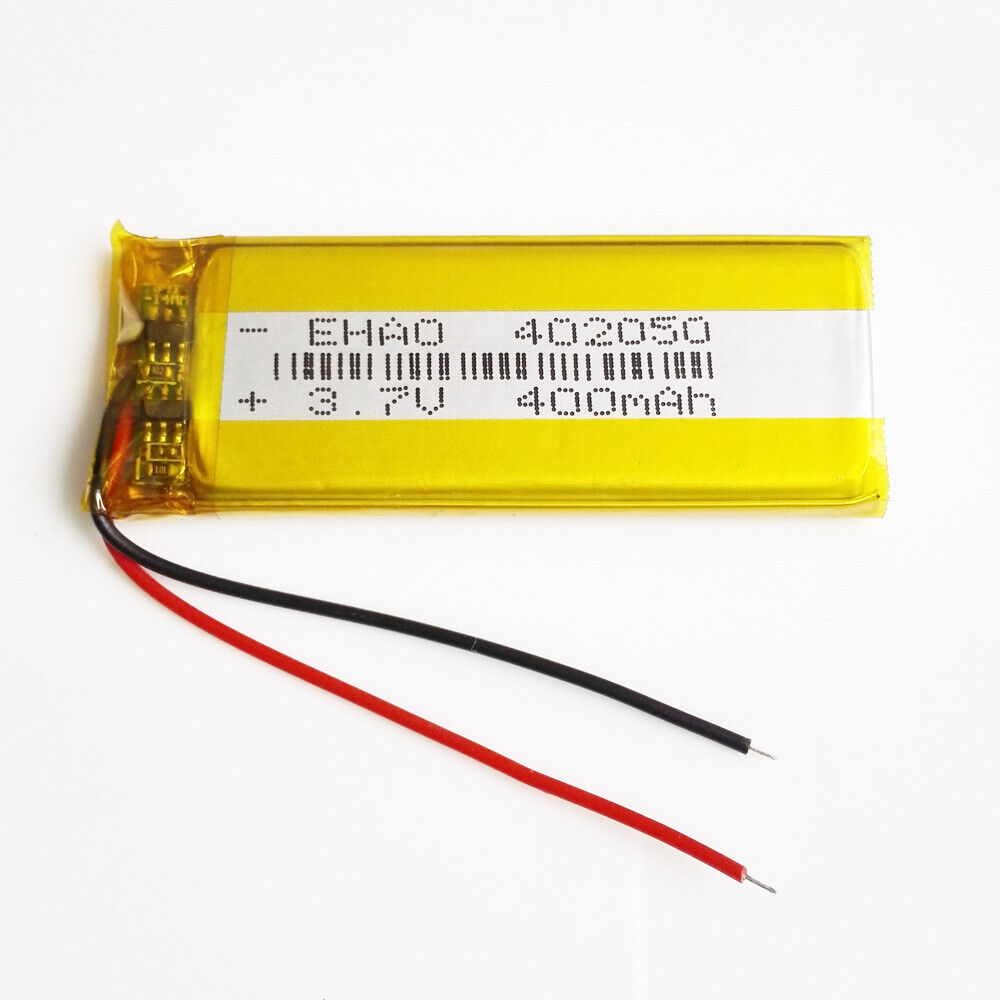 3.7V 400mAh Lipo Li Polymer Rechargeable Battery For Mp3 GPS Camera Mp4 402050