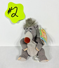 Vintage Mattel Disney Classic The Jungle Book Baloo Plush 6" NWT