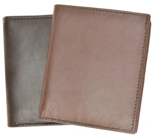 Genuine Leather Men's Bifold Wallet 8 Credit Cards Money Thin Front Pocket - Picture 8 of 12