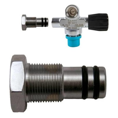 DirZone M16x1 Blindstopfen Verschluß Brückenventil Handrad links - valve plug