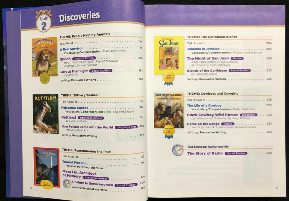 5th Grade - TREASURES Reading/Language Arts Curriculum, Level 5  (1 book) - Image 3 of 4