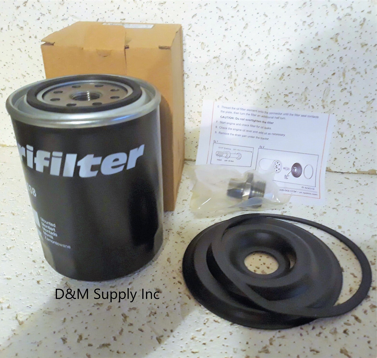 Heavy Duty Oil Filter Conversion Kit to fit Ford Tractor Jubilee NAA 