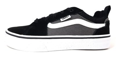 Vans Filmore Kinderschuhe Burschen Halbschuhe Schnürer Sneaker Schwarz Freizeit