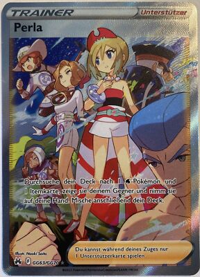 Pokemon Perla Trainer Full Art | Deutsch GG63/GG70 Zenit der Könige | Near Mint