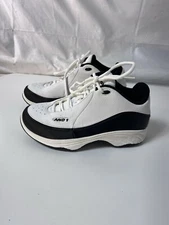 And1 Mens Basketball Shoes Sneakers White Black Mid Top Lace Up Size 6