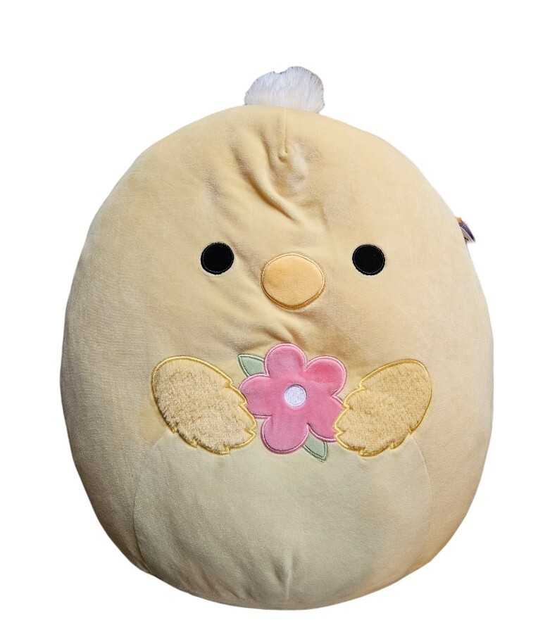 Squishmallow Triston 2024 Easter The Yellow Chick 16 Inch Plush Gift Toy