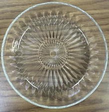 Cut Bowl Glass DURALEX Vintage Art Deco Made IN France 6”