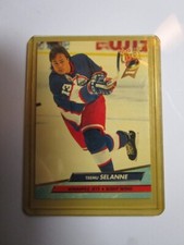 Teemu Selanne 1992-93 Fleer Ultra #444 Hockey Card Winnipeg Jets-