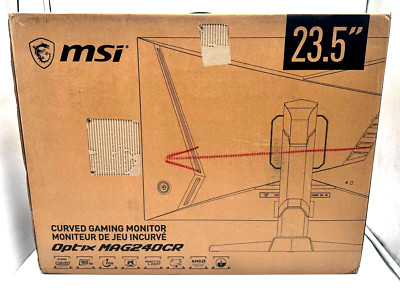 NEW MSI OPTIX MAG240CR 23.6  IN DISPLAYPORT HDM  1920X1080 CURVED GAMING MONITOR