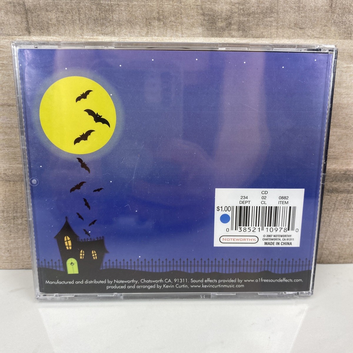 Scary Sounds of Halloween CD Noteworthy 2007 Spooky Sound