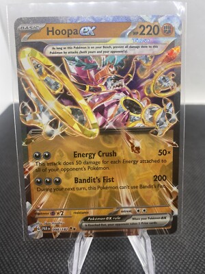 Pokemon TCG Paradox Rift Hoopa ex 098/182 Double Rare NM | eBay