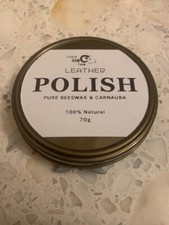 Leather Polish Beeswax with added Carnauba, ideal for  boots, shoes, saddlery,