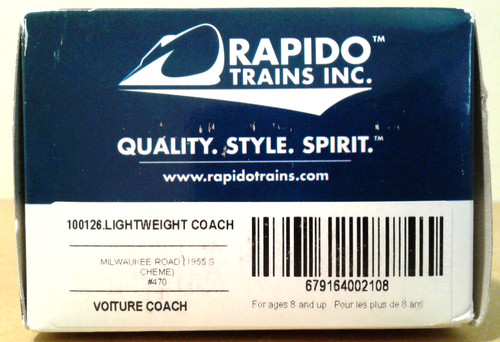 TRENES RÁPIDOS ESCALA HO AUTOBÚS LIGERO MILWAUKEE ROAD MILW #470 100126 | Zustand: Used