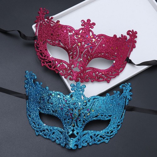 Christmas Party Sequins Carnival Fancy Dress Masquerade Mask Party Mask - Picture 7 of 18