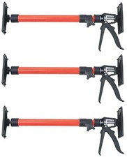 3er Set Türspanner höhenverstellbar aus Stahl-Spannweite 50-115cm Montagestütze