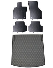 Fußmatten Kofferraumwanne für Seat Leon 4 ST 2021- im Set Gummi Matten