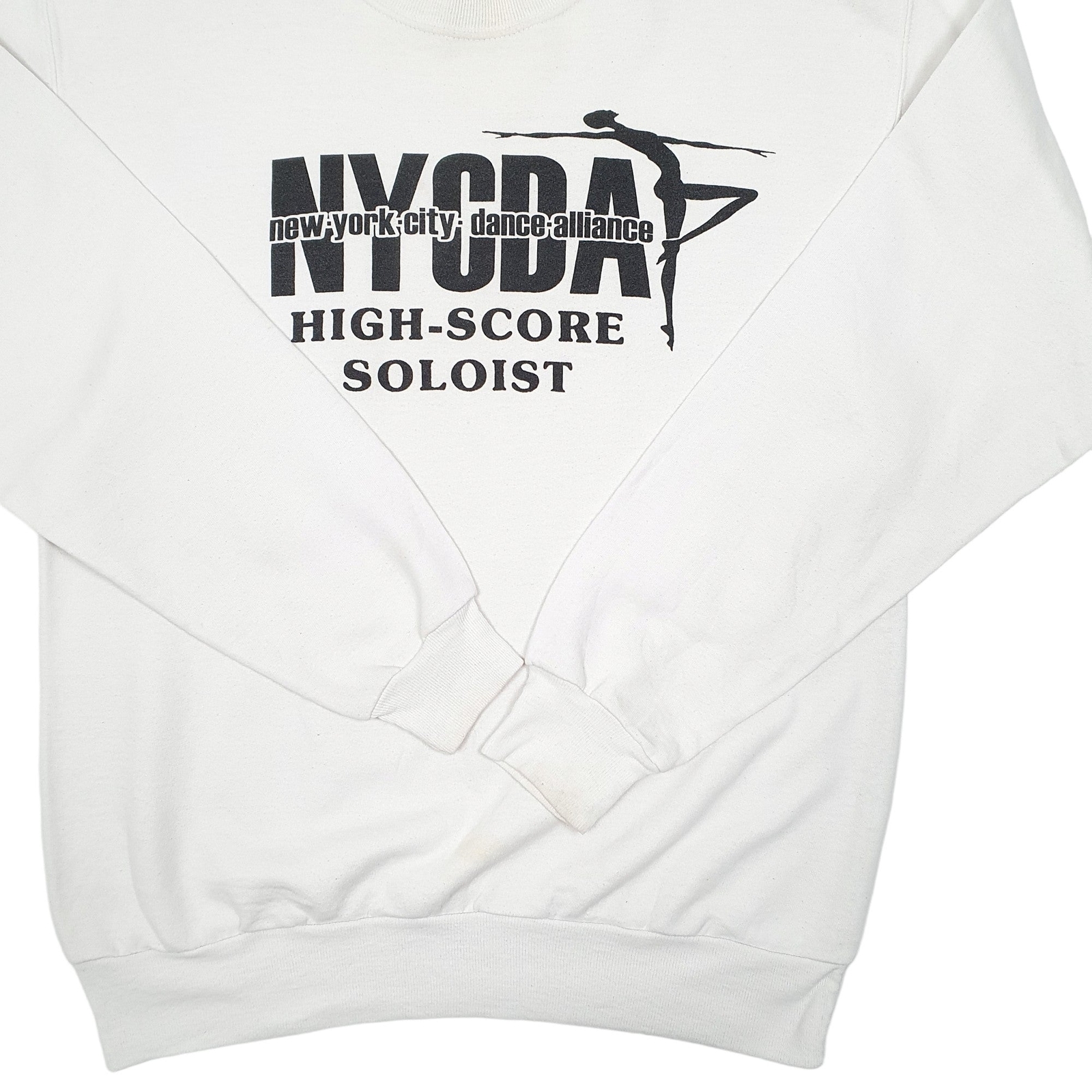 HANES Crewneck Vintage NYCDA New York Dance Alliance Jumper Sweatshirt Mens S image 4