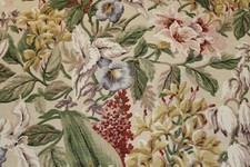 Fabric Remnant: Raymond Waites by Mill Creek Polynesia, Floral in Multi Colors